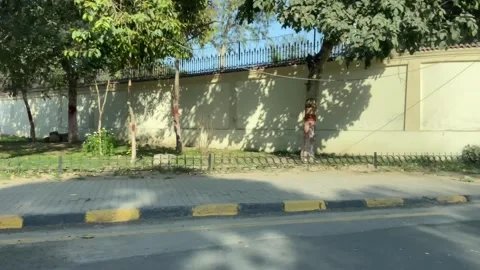 Dirty traffic making rush on roads in Lahore Pakistan on March 18, 2024 Stock Footage 269252213