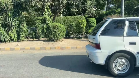 Dirty traffic making rush on roads in Lahore Pakistan on March 18, 2024 Stock Footage 269260011