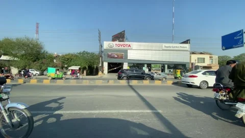 Dirty traffic making rush on roads in Lahore Pakistan on March 18, 2024 Stock-Footage 269826420