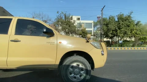 Dirty traffic making rush on roads in Lahore Pakistan on March 18, 2024 Stock-Footage 269827500