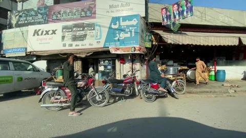 Dirty traffic making rush on roads in Lahore Pakistan on March 18, 2024 Stock-Footage 269833079