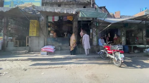 Dirty traffic making rush on roads in Lahore Pakistan on March 18, 2024 Stock Footage 269833906