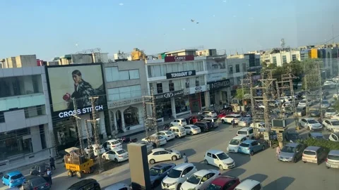 Dirty traffic making rush on roads in Lahore Pakistan on March 18, 2024 Video stock 269835484