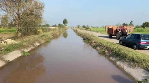Dirty traffic making rush on roads in Lahore Pakistan on March 18, 2024 Stock Footage 269836748