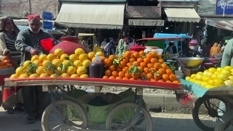 Dirty traffic making rush on roads in Lahore Pakistan on March 18, 2024 Stock Footage 269849408