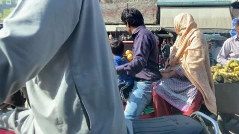 Dirty traffic making rush on roads in Lahore Pakistan on March 18, 2024 Stock-Footage 269850606