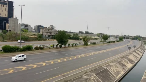 Dirty traffic making rush on roads in Lahore Pakistan on March 18, 2024 Video stock 273111715