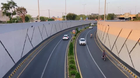 Dirty traffic making rush on roads in Lahore Pakistan on March 18, 2024 Stock Footage 274165787