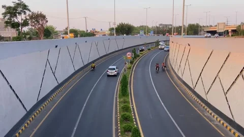 Dirty traffic making rush on roads in Lahore Pakistan on March 18, 2024 Stock Footage 274168547