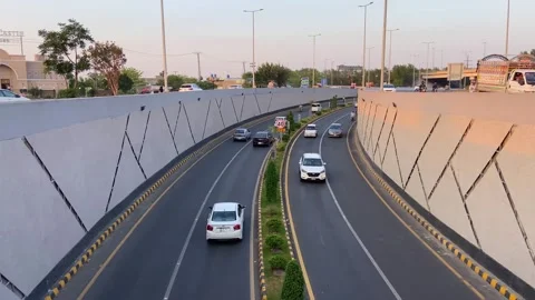 Dirty traffic making rush on roads in Lahore Pakistan on March 18, 2024 Stock-Footage 274170669