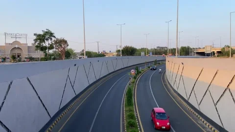 Dirty traffic making rush on roads in Lahore Pakistan on March 18, 2024 Stock-Footage 274171392