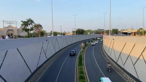 Dirty traffic making rush on roads in Lahore Pakistan on March 18, 2024 Stock Footage 274172106