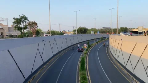 Dirty traffic making rush on roads in Lahore Pakistan on March 18, 2024 Stock Footage 274172271