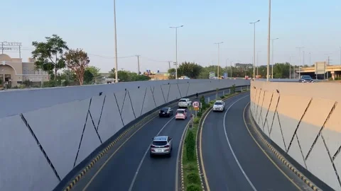 Dirty traffic making rush on roads in Lahore Pakistan on March 18, 2024 Stock Footage 274172537