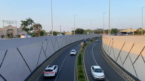 Dirty traffic making rush on roads in Lahore Pakistan on March 18, 2024 Stock Footage 274172684