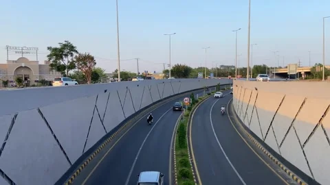 Dirty traffic making rush on roads in Lahore Pakistan on March 18, 2024 Stock Footage 274179765