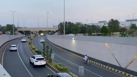 Dirty traffic making rush on roads in Lahore Pakistan on March 18, 2024 Stock-Footage 274180638