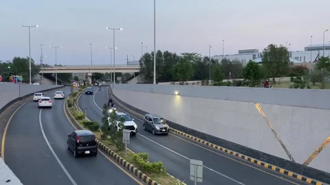 Dirty traffic making rush on roads in Lahore Pakistan on March 18, 2024 Stock Footage 274180868