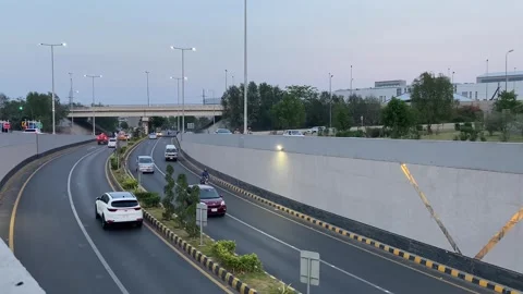 Dirty traffic making rush on roads in Lahore Pakistan on March 18, 2024 Video stock 274182966