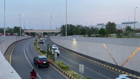 Dirty traffic making rush on roads in Lahore Pakistan on March 18, 2024 Stock-Footage 274183202