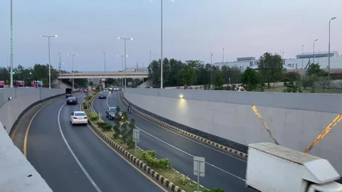 Dirty traffic making rush on roads in Lahore Pakistan on March 18, 2024 Stock Footage 274183271