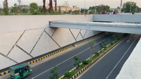 Dirty traffic making rush on roads in Lahore Pakistan on March 18, 2024 Stock-Footage 274183684