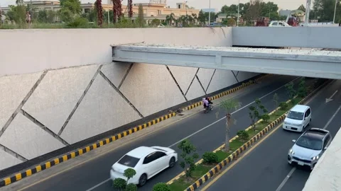 Dirty traffic making rush on roads in Lahore Pakistan on March 18, 2024 Stock Footage 274184541