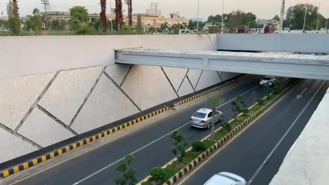 Dirty traffic making rush on roads in Lahore Pakistan on March 18, 2024 Stock Footage 274186268
