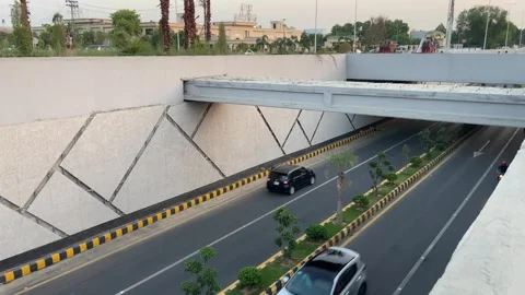 Dirty traffic making rush on roads in Lahore Pakistan on March 18, 2024 Stock Footage 274186277