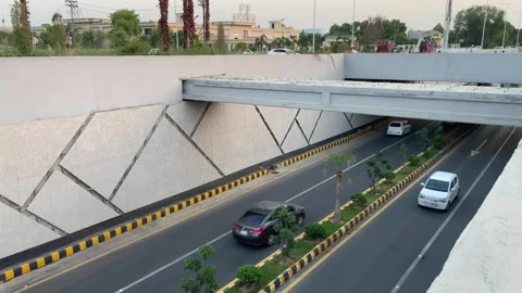 Dirty traffic making rush on roads in Lahore Pakistan on March 18, 2024 Stock-Footage 274186605