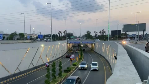 Dirty traffic making rush on roads in Lahore Pakistan on March 18, 2024 Stock-Footage 274188665