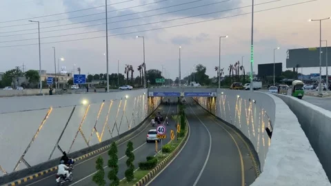 Dirty traffic making rush on roads in Lahore Pakistan on March 18, 2024 Stock Footage 274189114