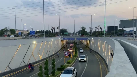 Dirty traffic making rush on roads in Lahore Pakistan on March 18, 2024 Video stock 274190153