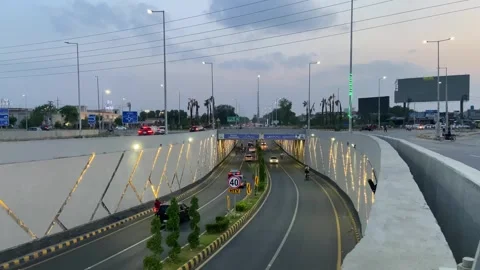Dirty traffic making rush on roads in Lahore Pakistan on March 18, 2024 Stock-Footage 274191667