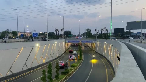 Dirty traffic making rush on roads in Lahore Pakistan on March 18, 2024 Stock-Footage 274192276