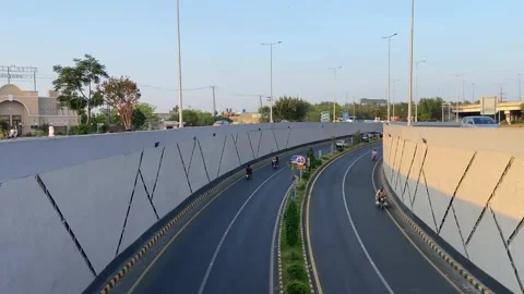Dirty traffic making rush on roads in Lahore Pakistan on March 18, 2024 Stock-Footage 274193743