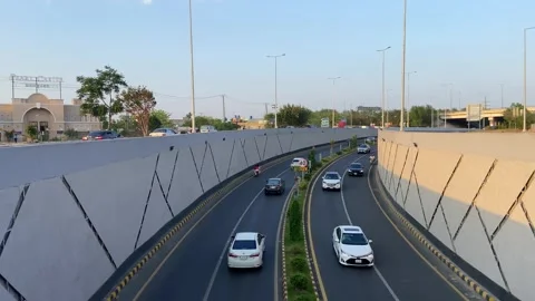 Dirty traffic making rush on roads in Lahore Pakistan on March 18, 2024 Stock-Footage 274193870