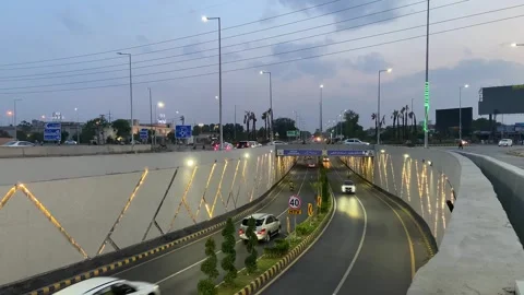 Dirty traffic making rush on roads in Lahore Pakistan on March 18, 2024 Video stock 274227699