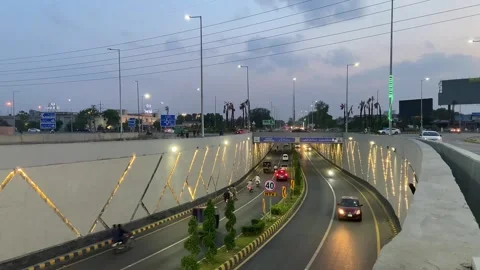 Dirty traffic making rush on roads in Lahore Pakistan on March 18, 2024 Video stock 274228542