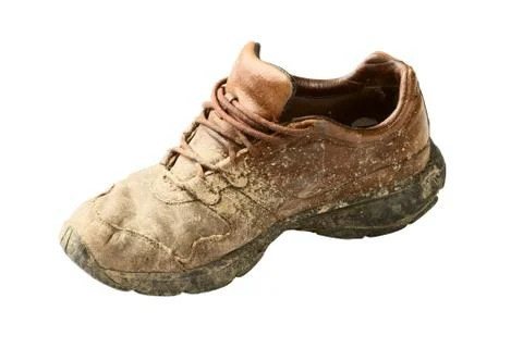 Dirty trainer Foto stock