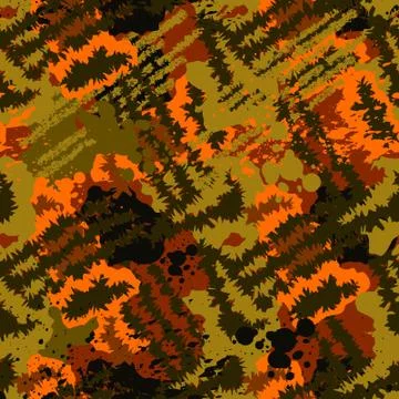 Dirty urban abstract seamless pattern with chaotic elements Stock Illustration