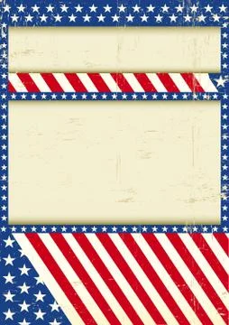 Dirty USA background Stock Illustration