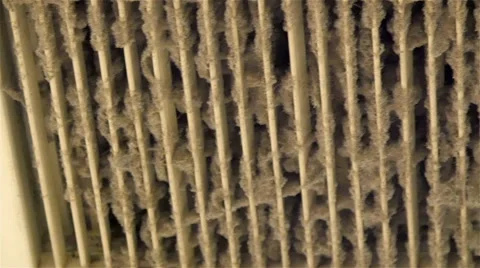 Dirty vent hole with lots of dust on it Stock Footage 58608574