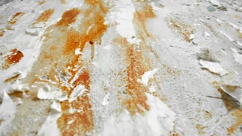 Dirty wall in ghost house. Smooth motion Stock Footage 90238456