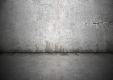 Dirty Wall Inside 库存插图