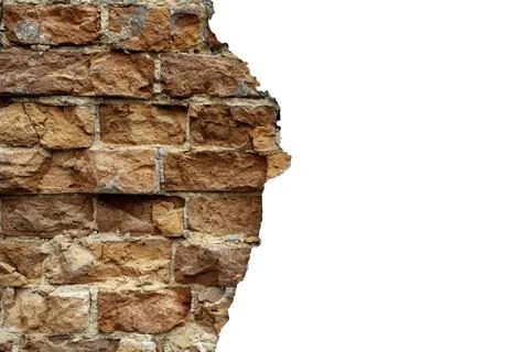 A dirty wall texture background on transparent background. Stock Photos
