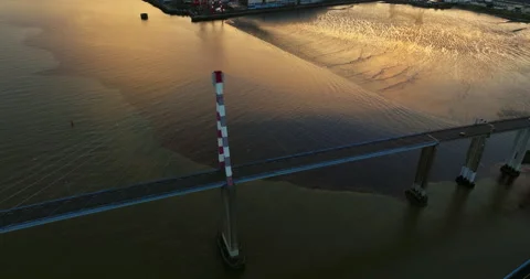 Dirty water flows into the river. Pollution of the environment and water bodies Stock Footage 242603967