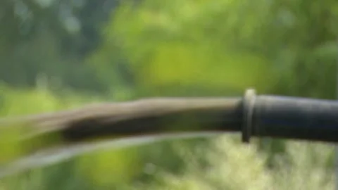 Dirty water from the pipe flows into the river,pollutes the environment 2 Video stock 92552510