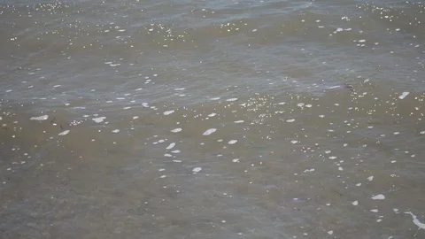 Dirty Water Pollution Of Fresh Needs Stock Footage 86475645