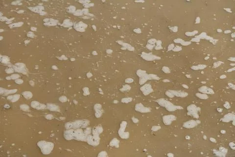 Dirty water, puddle. Background. Stock Photos
